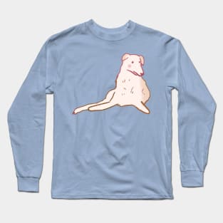 Cute borzoi drawing Long Sleeve T-Shirt